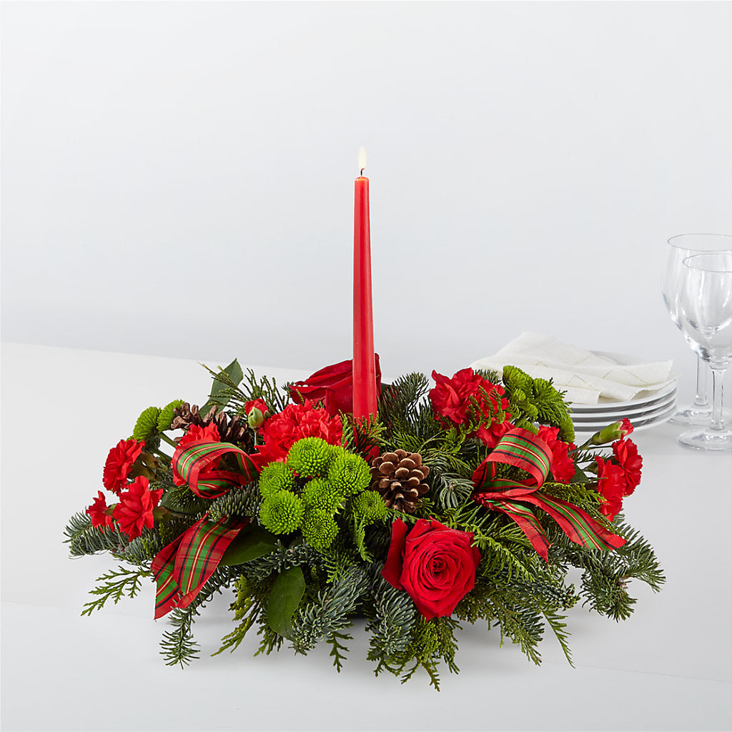 By the Candlelight Centerpiece – La La Florist, Baldwin Park CA