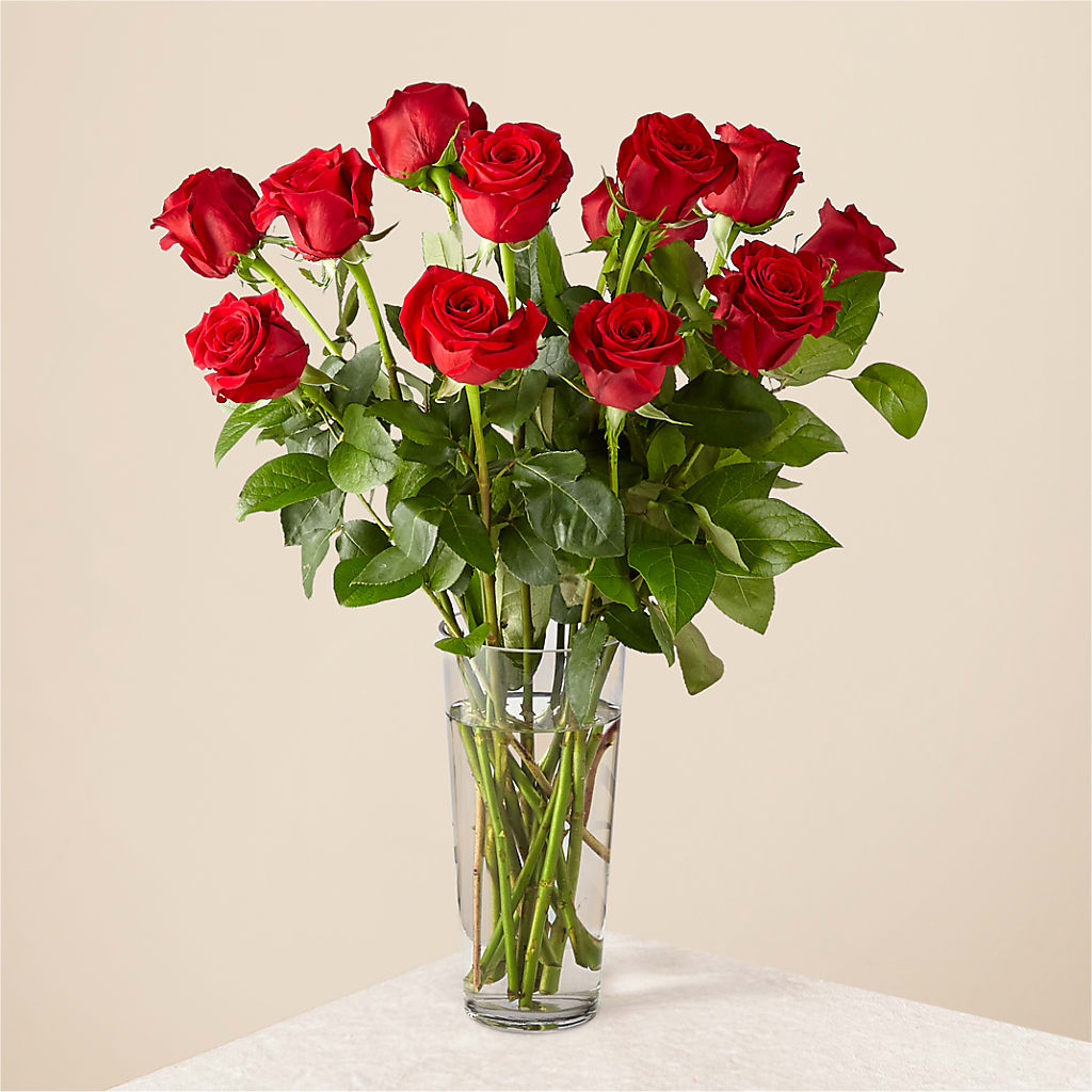 Long Stem Red Rose Bouquet – La La Florist, Baldwin Park CA