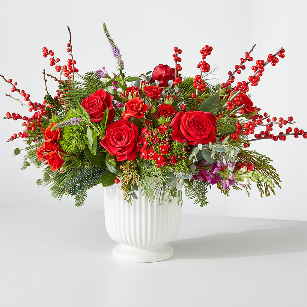 Big Red Bow Bouquet – La La Florist, Baldwin Park CA