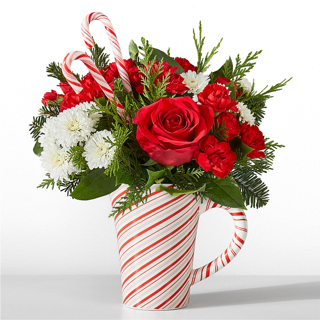 Peppermint Swirl Mug – La La Florist, Baldwin Park CA