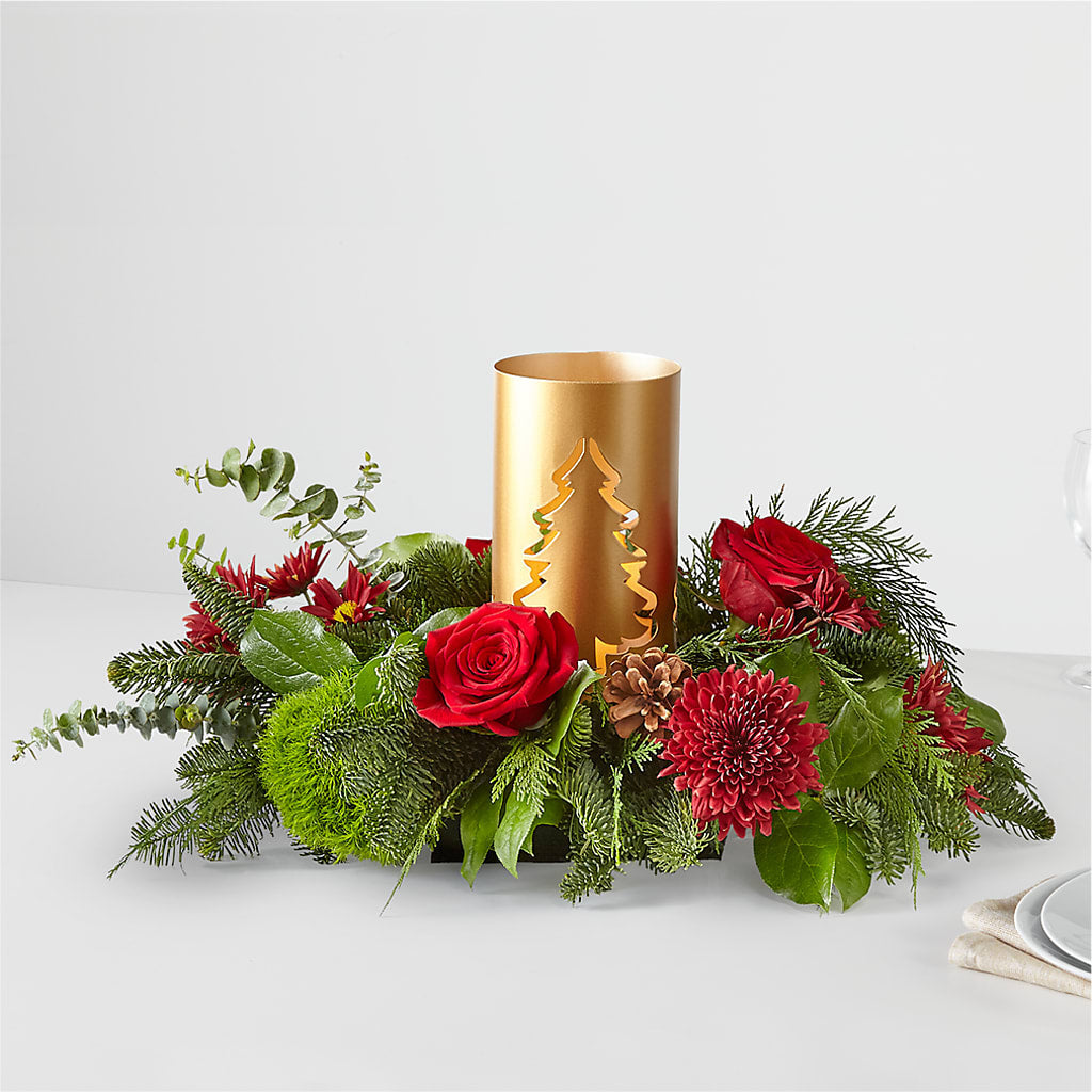 Toast the Season Centerpiece – La La Florist, Baldwin Park CA