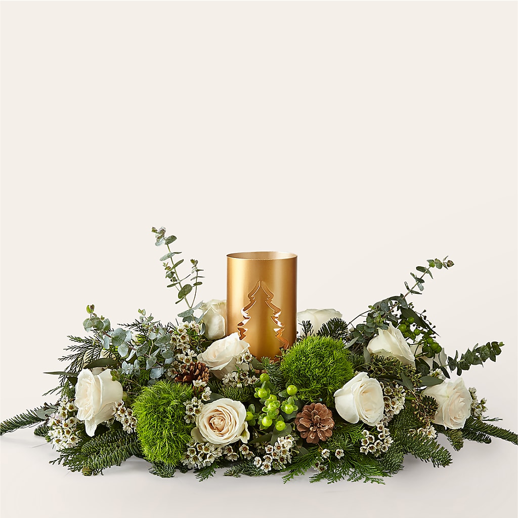 Chestnuts Roasting Centerpiece – La La Florist, Baldwin Park CA