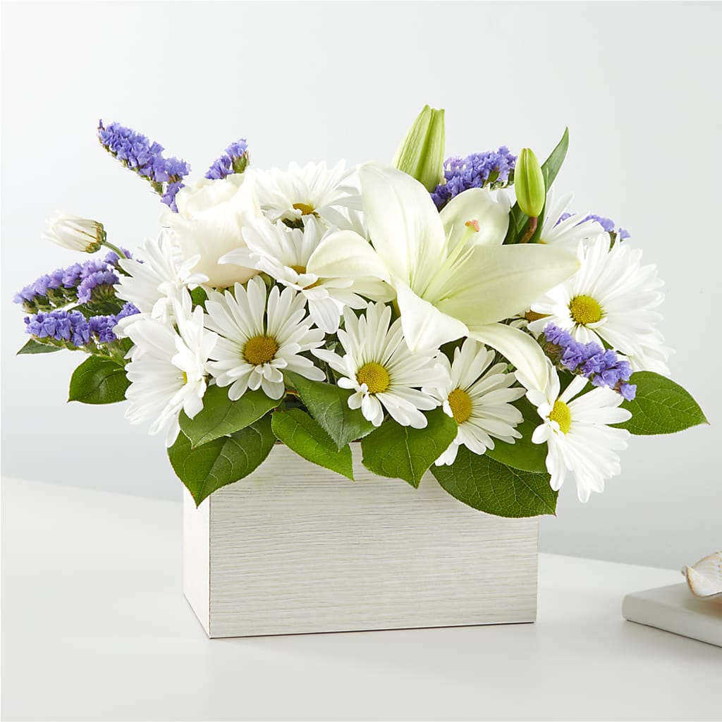 Beyond Blue Box Bouquet – La La Florist, Baldwin Park CA
