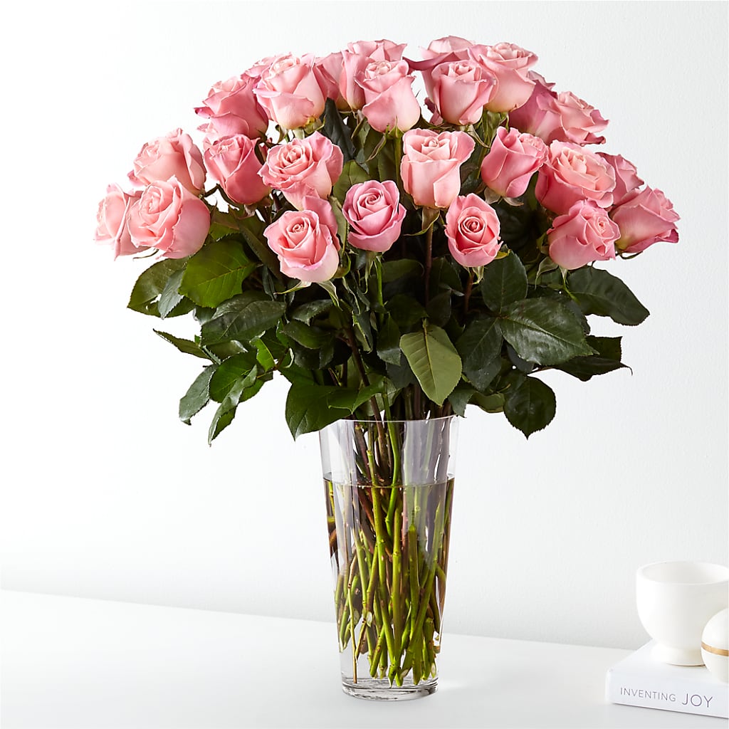 Long Stem Pink Rose Bouquet – La La Florist, Baldwin Park CA