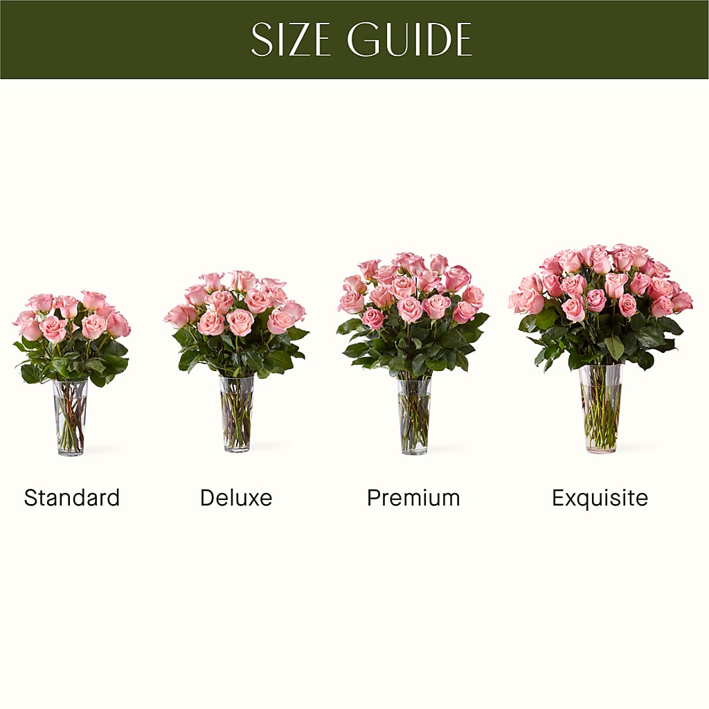 Long Stem Pink Rose Bouquet – La La Florist, Baldwin Park CA