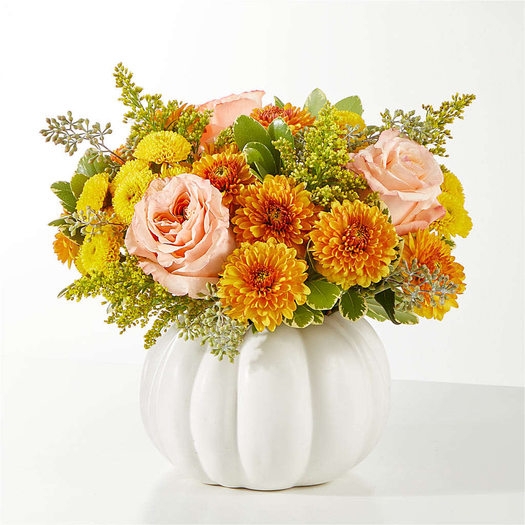 Peachy Pumpkin – La La Florist, Baldwin Park CA