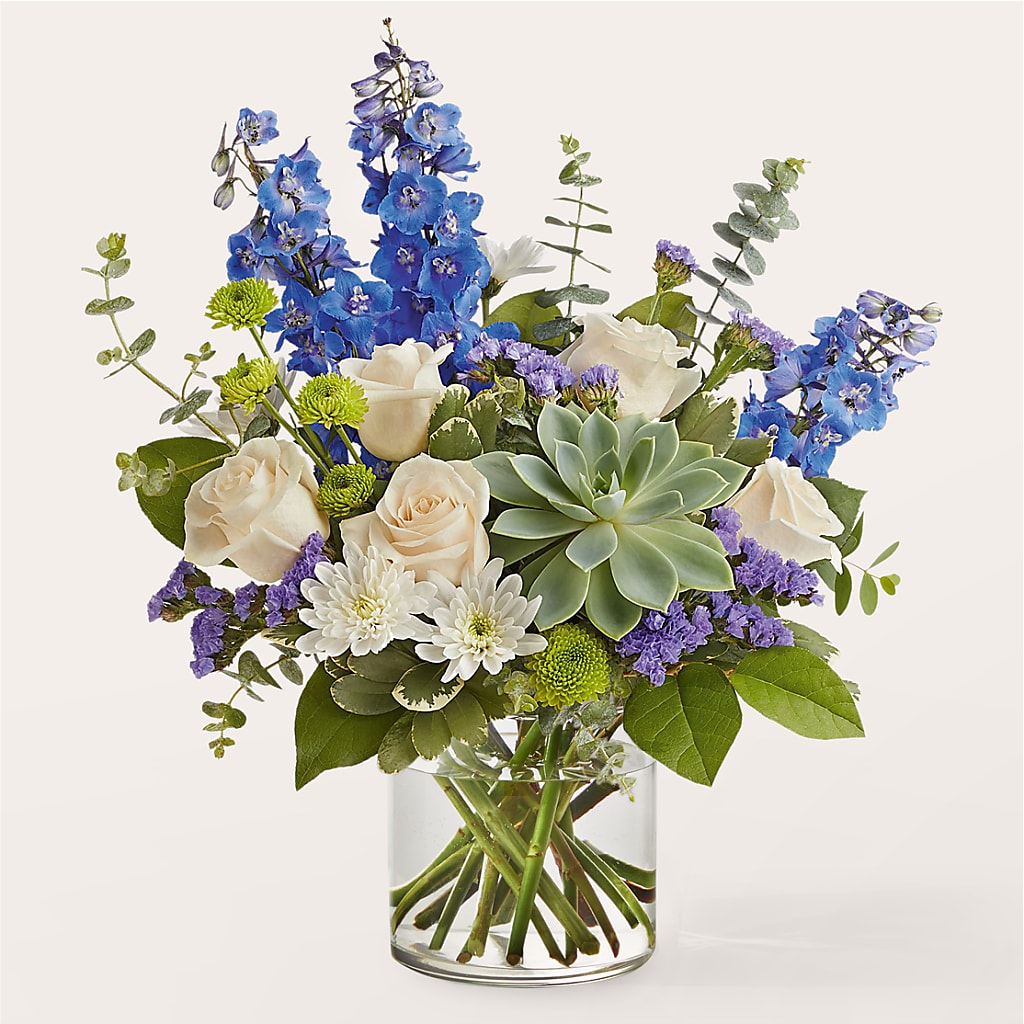 Cerulean Waves Bouquet – La La Florist, Baldwin Park CA