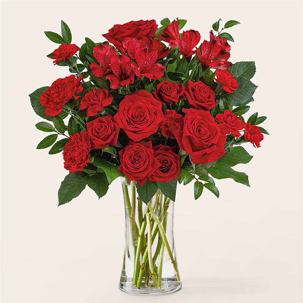 Brilliant Ruby Bouquet – La La Florist, Baldwin Park CA
