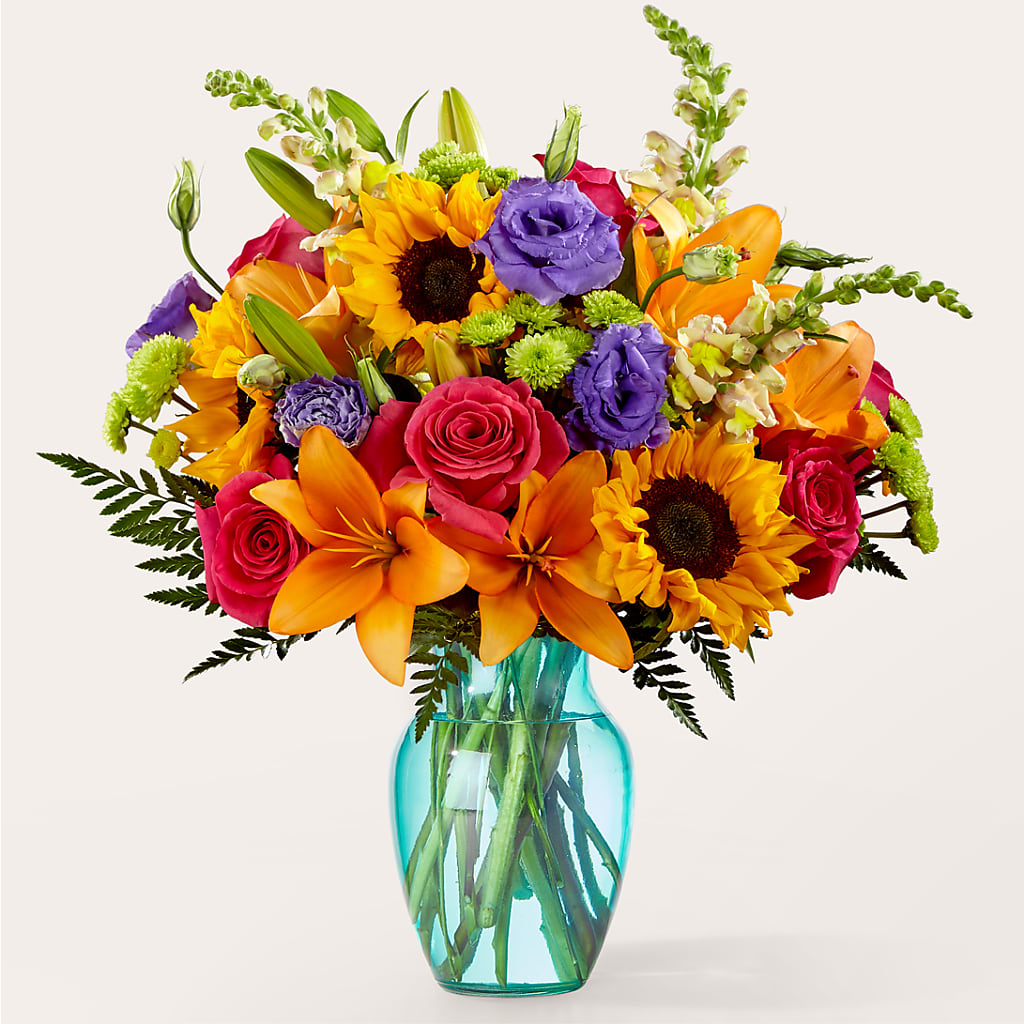 Double Rainbow Bouquet – La La Florist, Baldwin Park CA