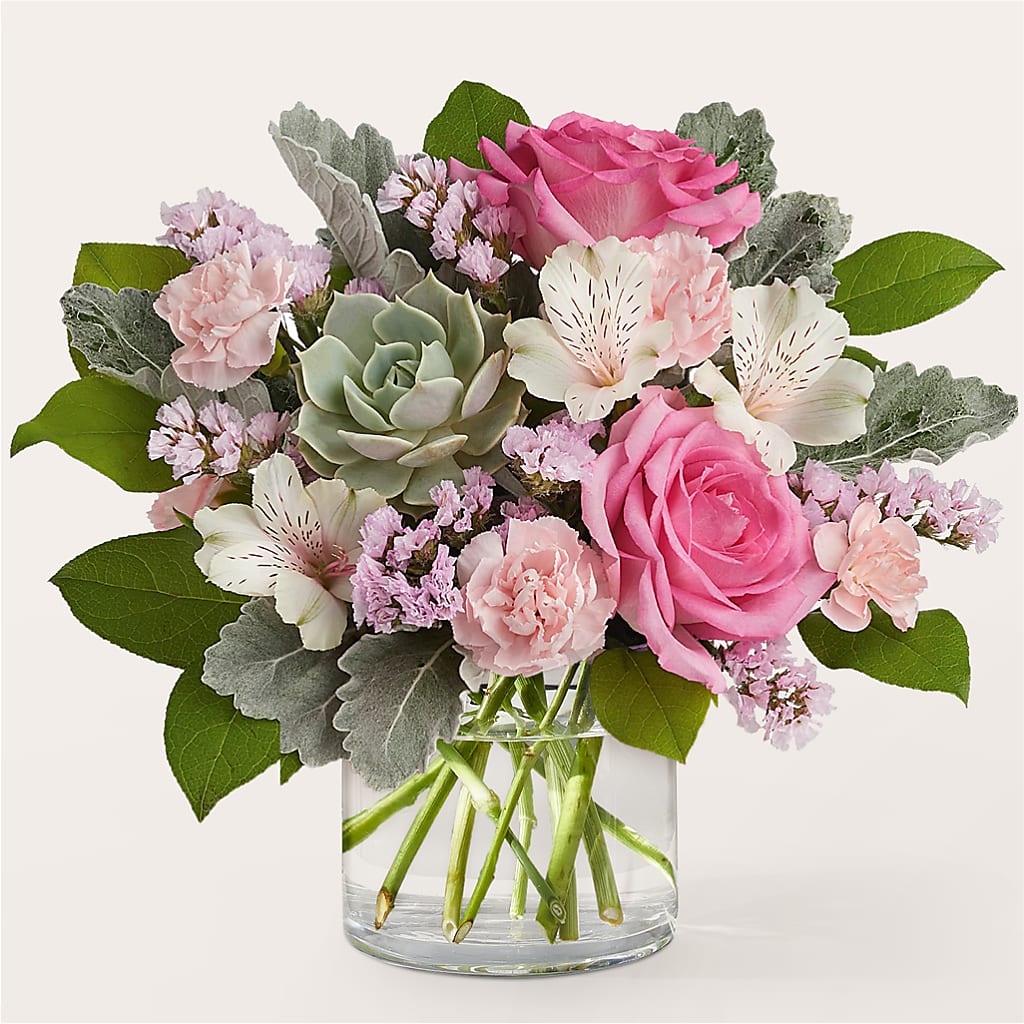 Dusty Rose Bouquet – La La Florist, Baldwin Park CA