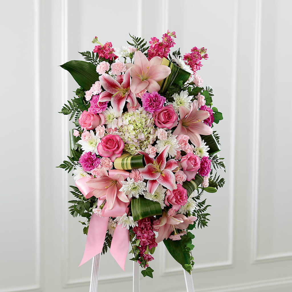 Comforting Standing Spray – La La Florist, Baldwin Park CA