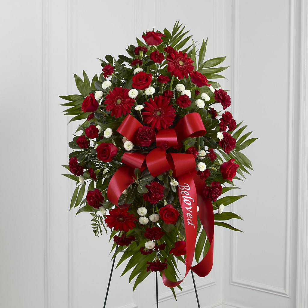 Treasured Memories Standing Spray – La La Florist, Baldwin Park CA