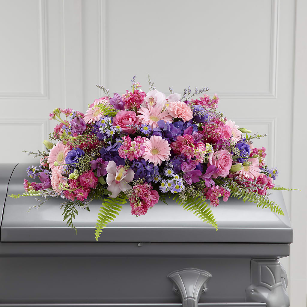 Glorious Garden Casket Spray – La La Florist, Baldwin Park CA
