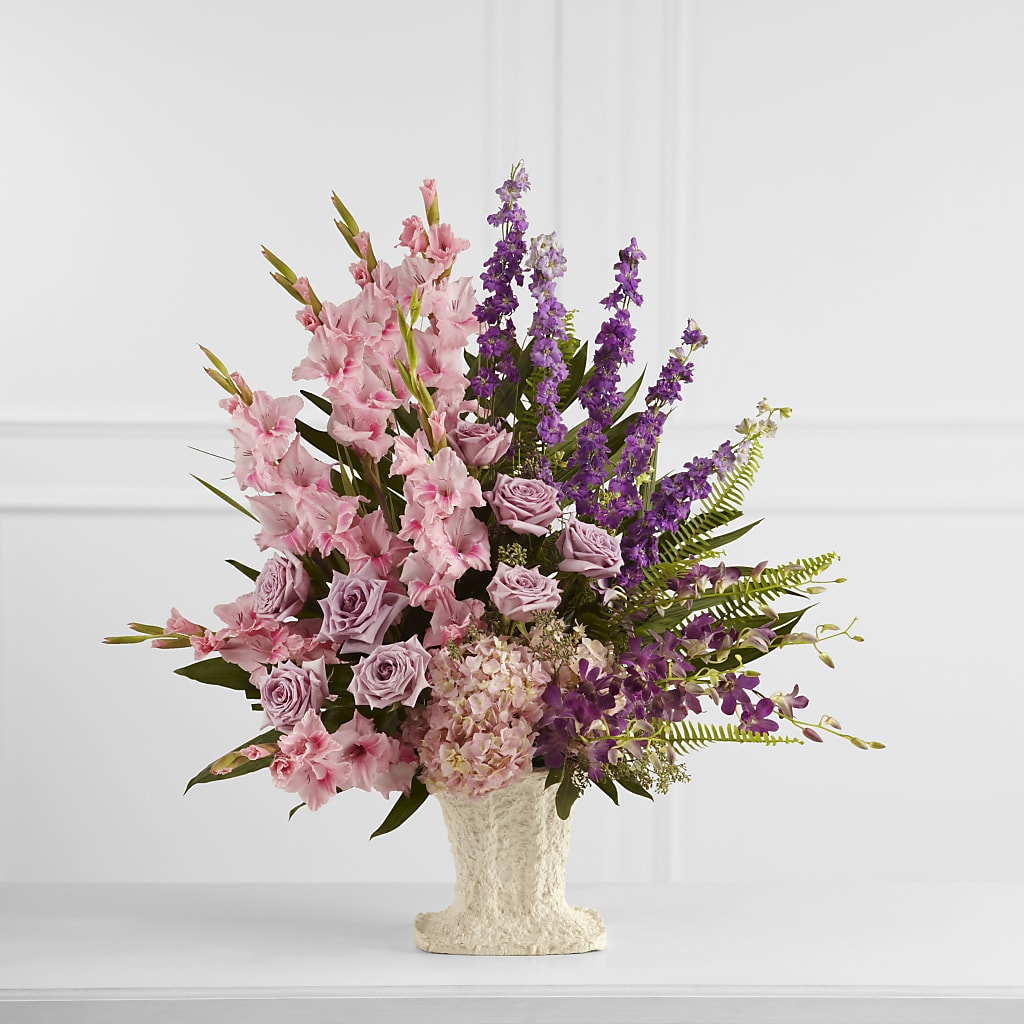 Flowing Garden Arrangement – La La Florist, Baldwin Park CA
