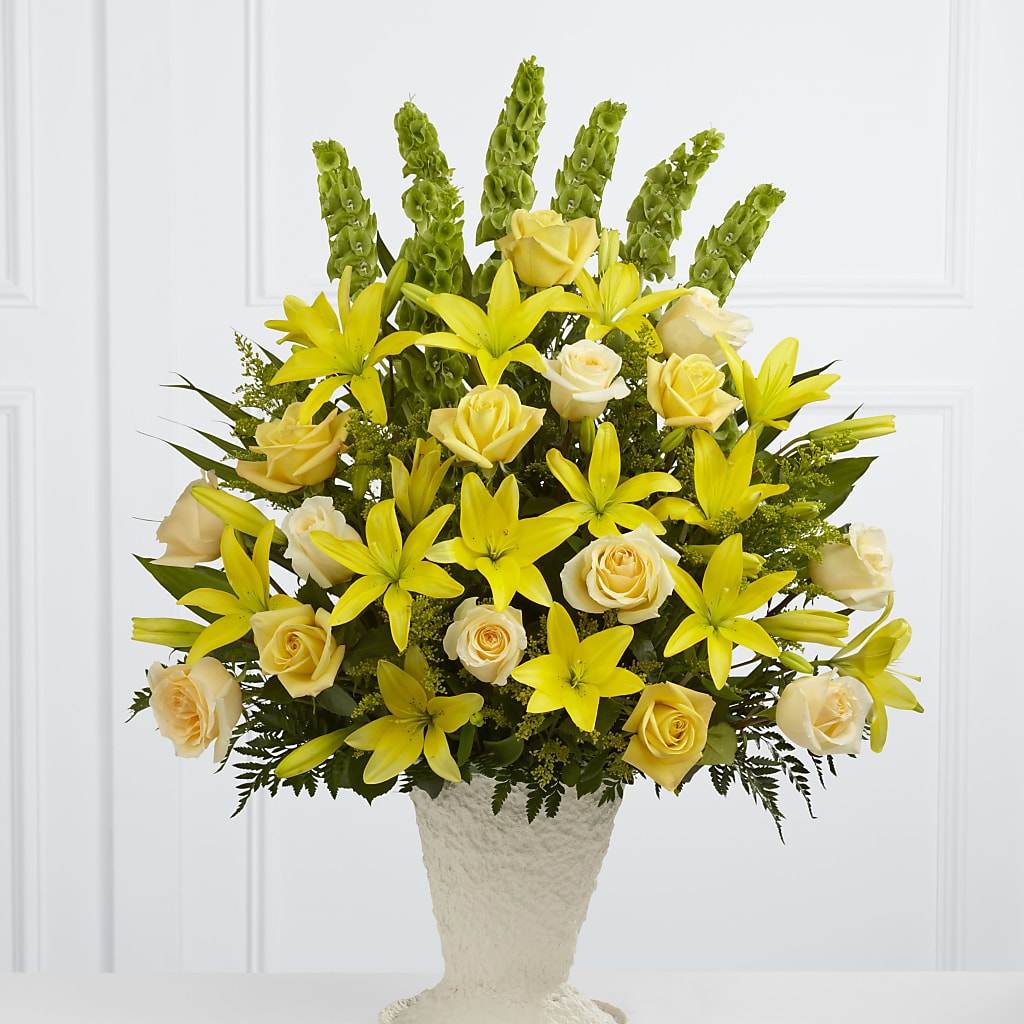 Golden Memories Arrangement – La La Florist, Baldwin Park CA
