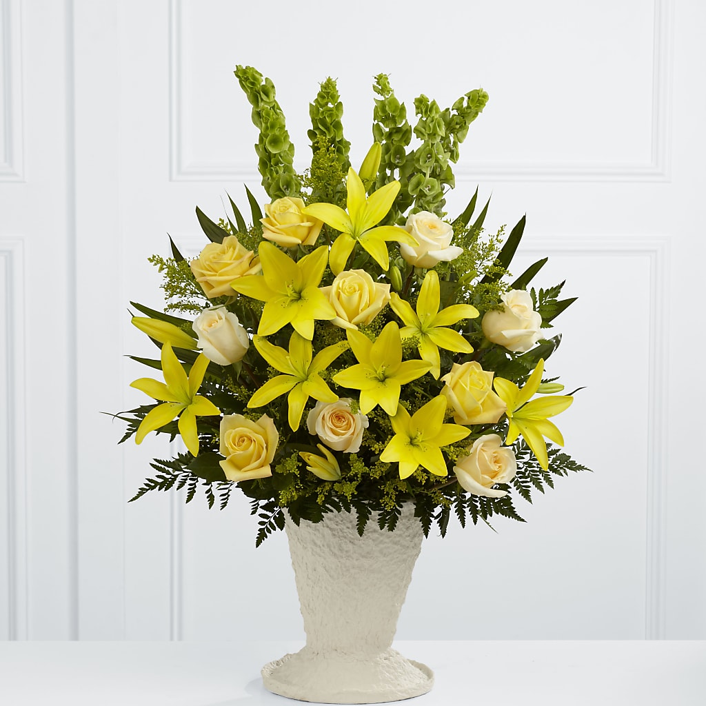 Golden Memories Arrangement – La La Florist, Baldwin Park CA