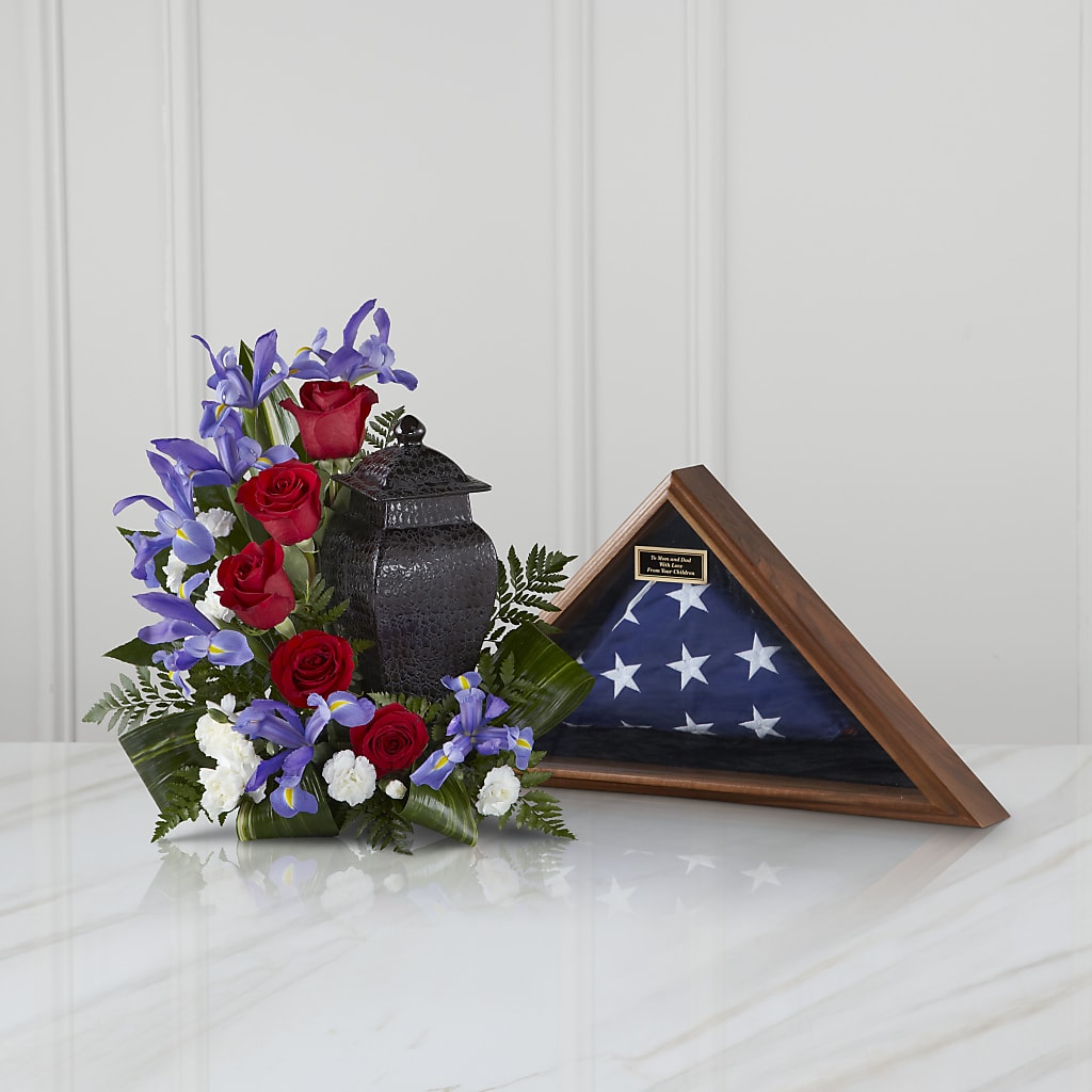 Patriotic Tribute Arrangement – La La Florist, Baldwin Park CA