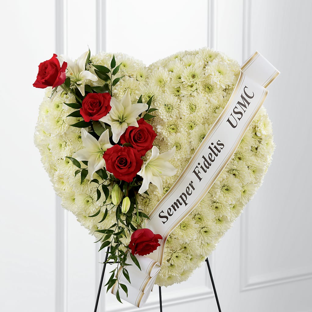Heartfelt Hero Standing Heart – La La Florist, Baldwin Park CA