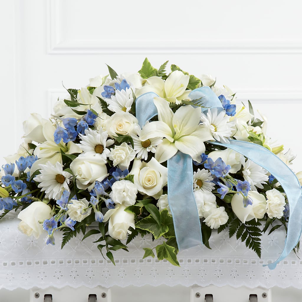 Tender Treasure Casket Spray – La La Florist, Baldwin Park CA