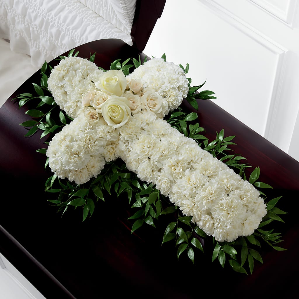 Peaceful Memories Casket Spray (Standard) – La La Florist, Baldwin Park CA