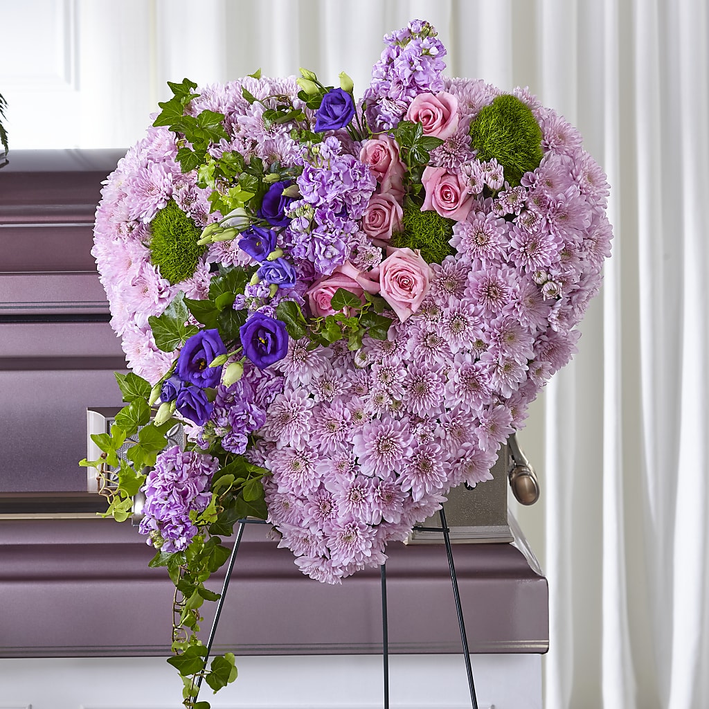 Treasured Love Standing Heart – La La Florist, Baldwin Park CA