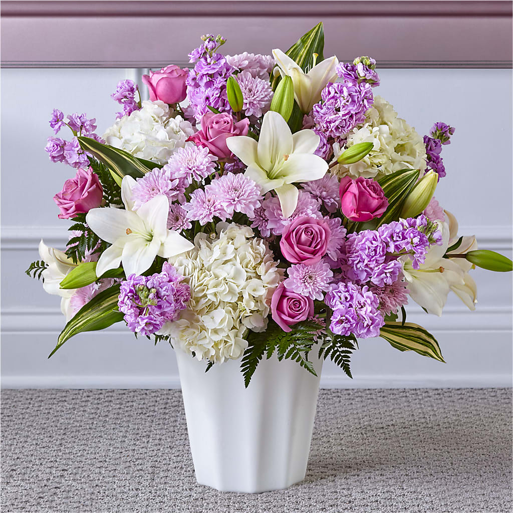 Heaven Sent Floor Basket – La La Florist, Baldwin Park CA