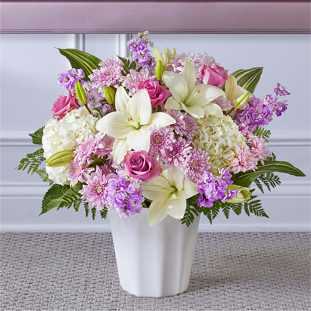 Heaven Sent Floor Basket – La La Florist, Baldwin Park CA
