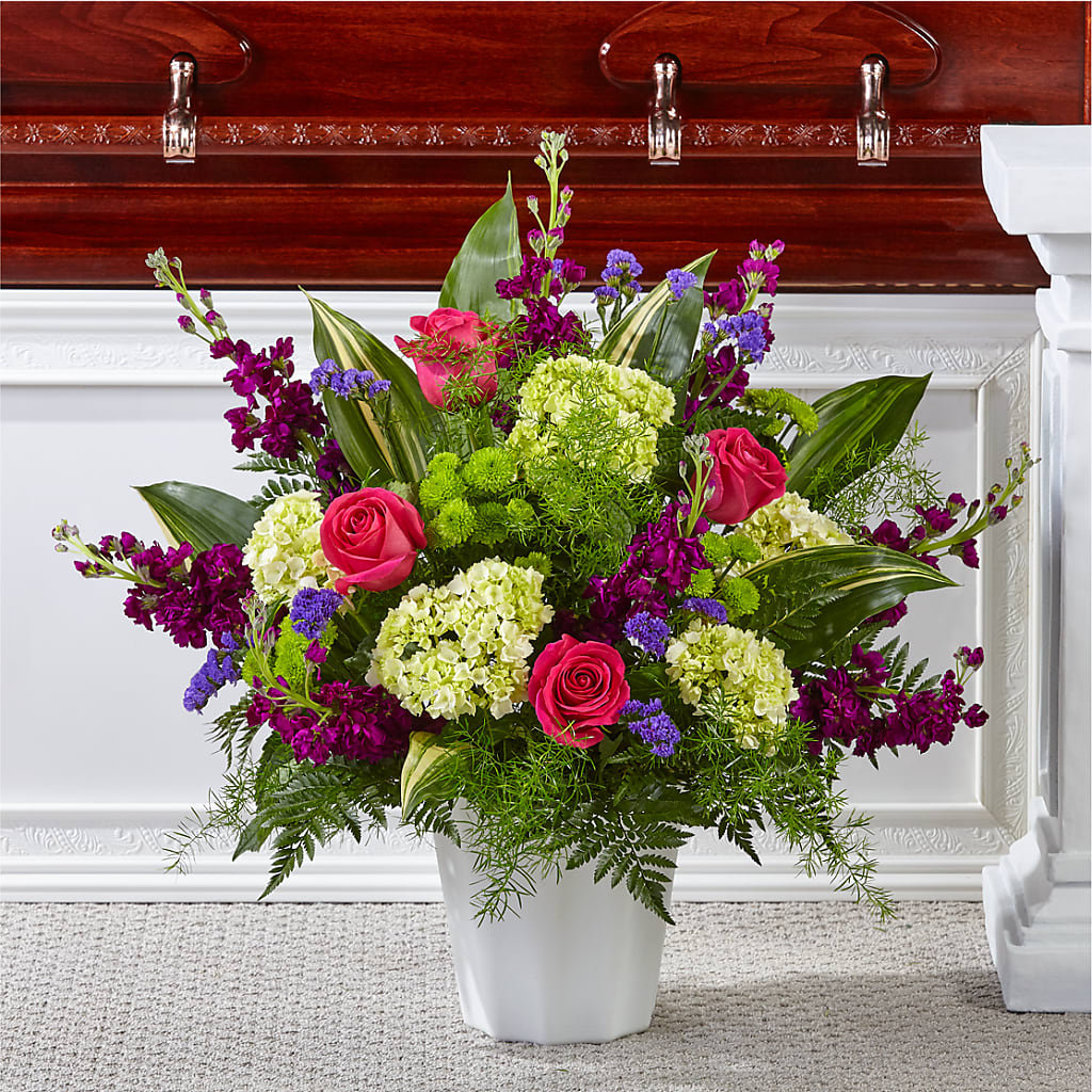 Beautiful Horizons Floor Basket – La La Florist, Baldwin Park CA