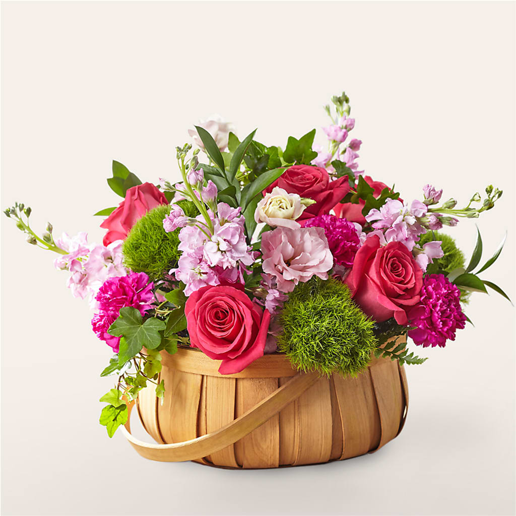 Radiance in Bloom Basket – La La Florist, Baldwin Park CA