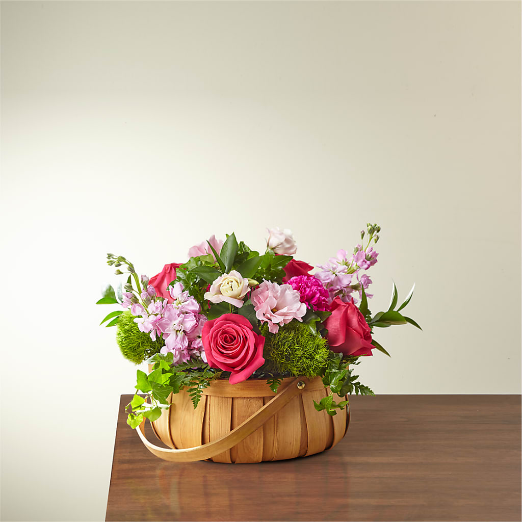 Radiance in Bloom Basket – La La Florist, Baldwin Park CA