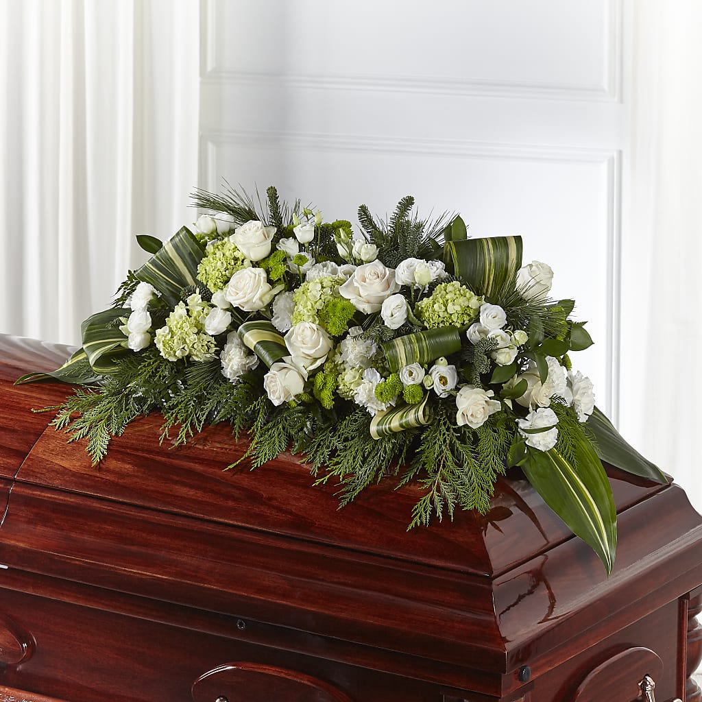 Hopeful Gesture Casket Spray – La La Florist, Baldwin Park CA