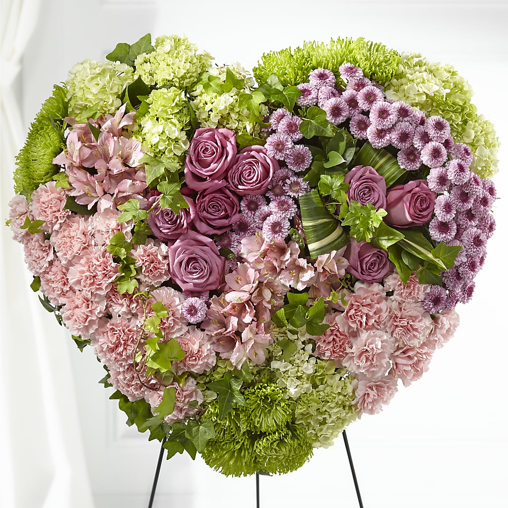 Heartwarming Standing Heart – La La Florist, Baldwin Park CA