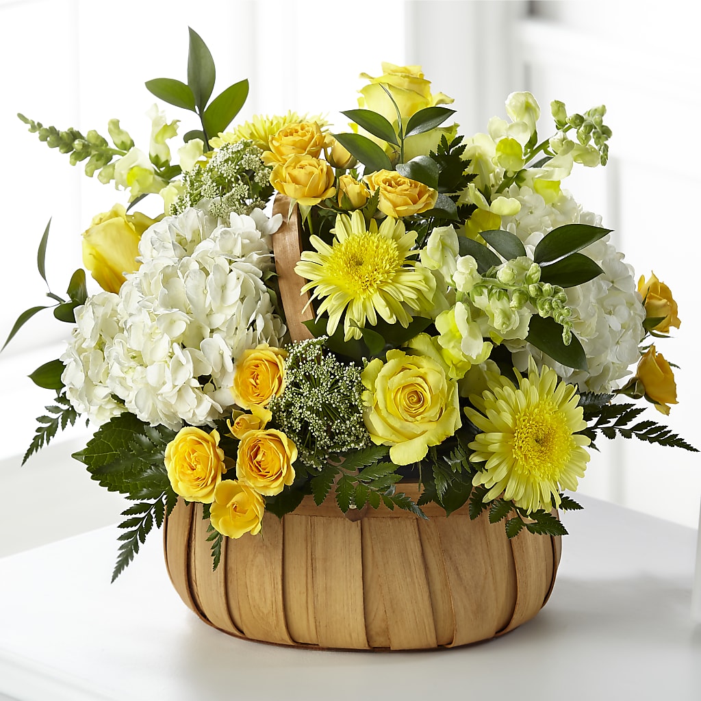 Rustic Remembrance Basket – La La Florist, Baldwin Park CA