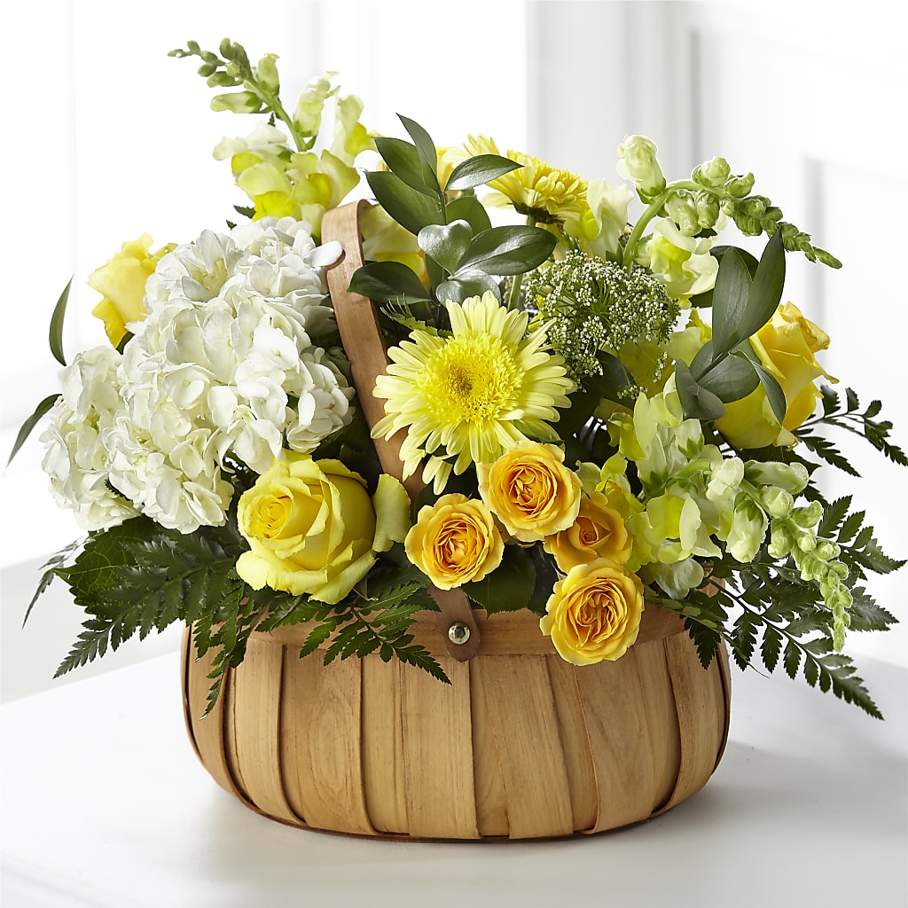 Rustic Remembrance Basket – La La Florist, Baldwin Park CA