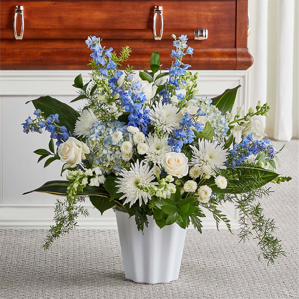 Everlasting Memories Floor Basket – La La Florist, Baldwin Park CA