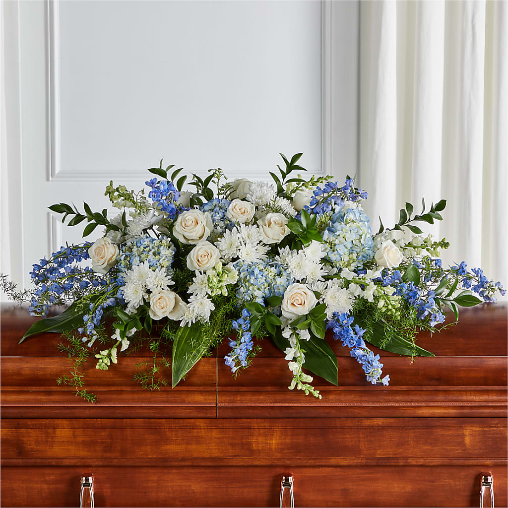 Timeless Essence Casket Spray – La La Florist, Baldwin Park CA