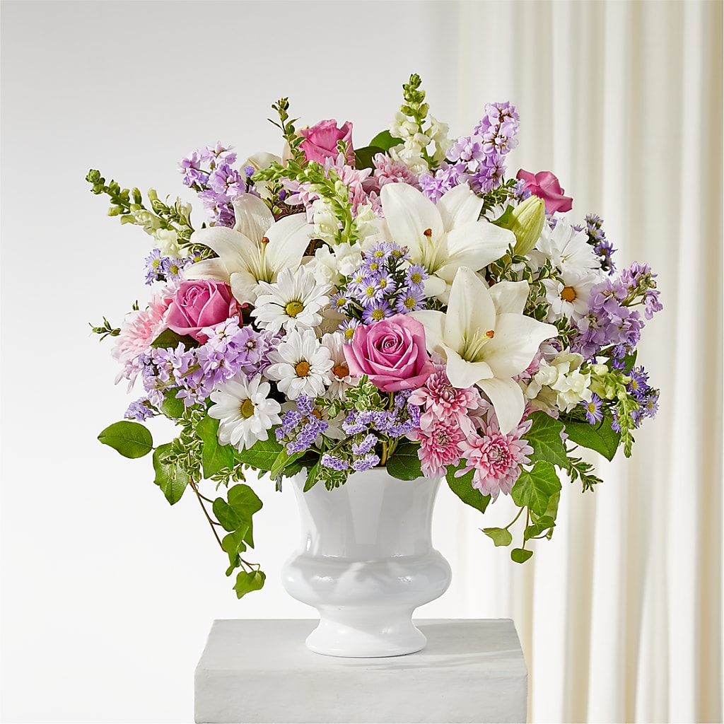 Remarkable Life Urn Arrangement – La La Florist, Baldwin Park CA