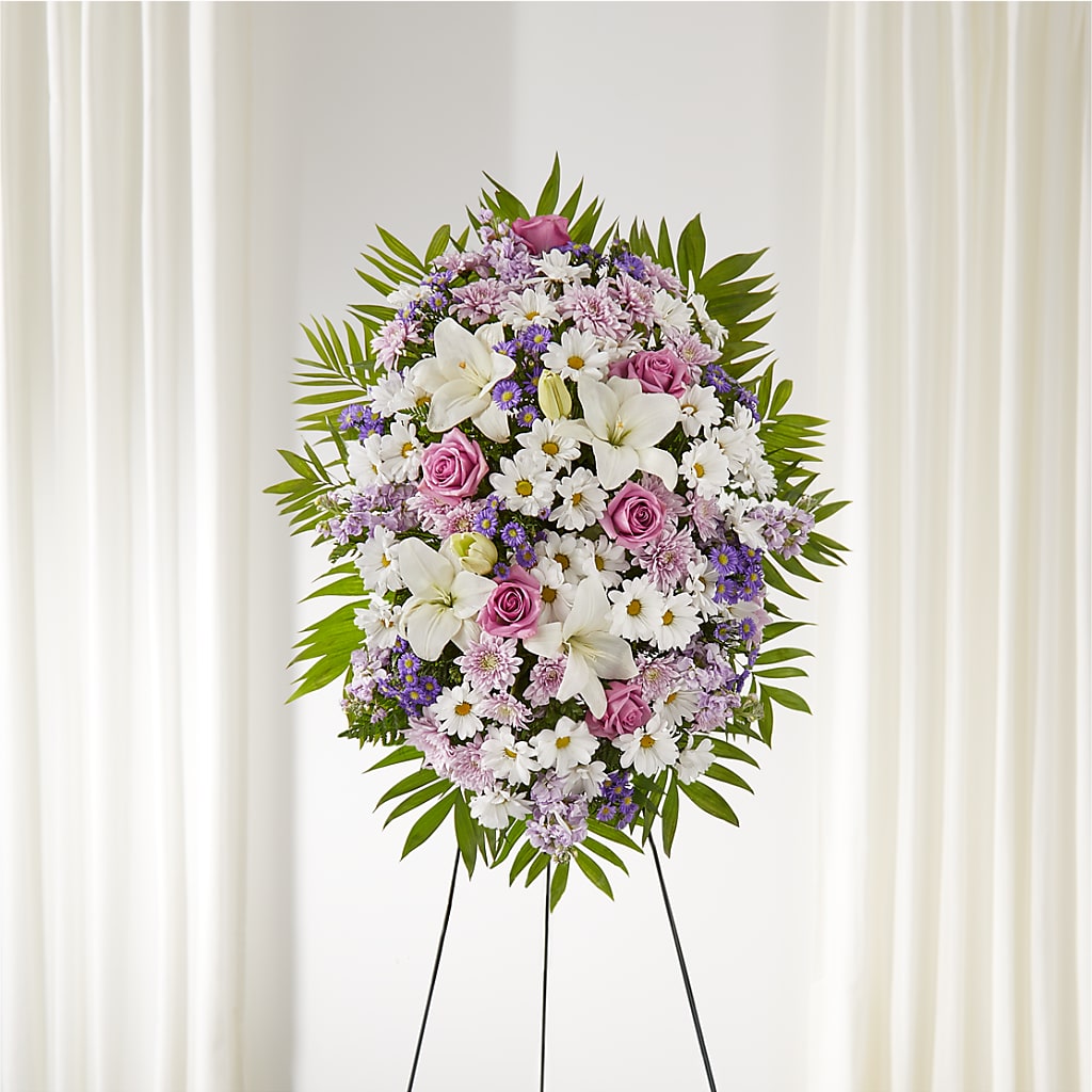 Surrounded by Love Standing Spray – La La Florist, Baldwin Park CA