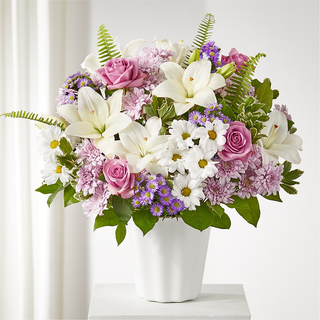 Warmest Thoughts Tabletop Basket – La La Florist, Baldwin Park CA