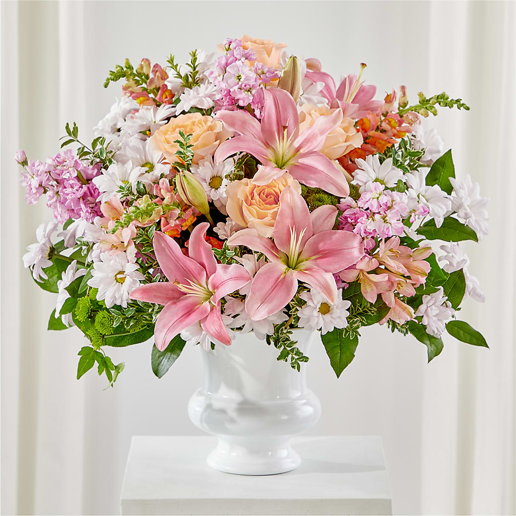 Heartfelt Gesture Urn Arrangement – La La Florist, Baldwin Park CA