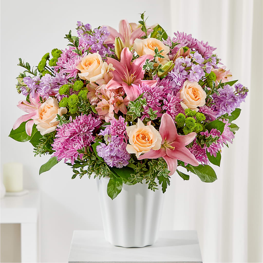 Supportive Embrace Tabletop Basket – La La Florist, Baldwin Park CA