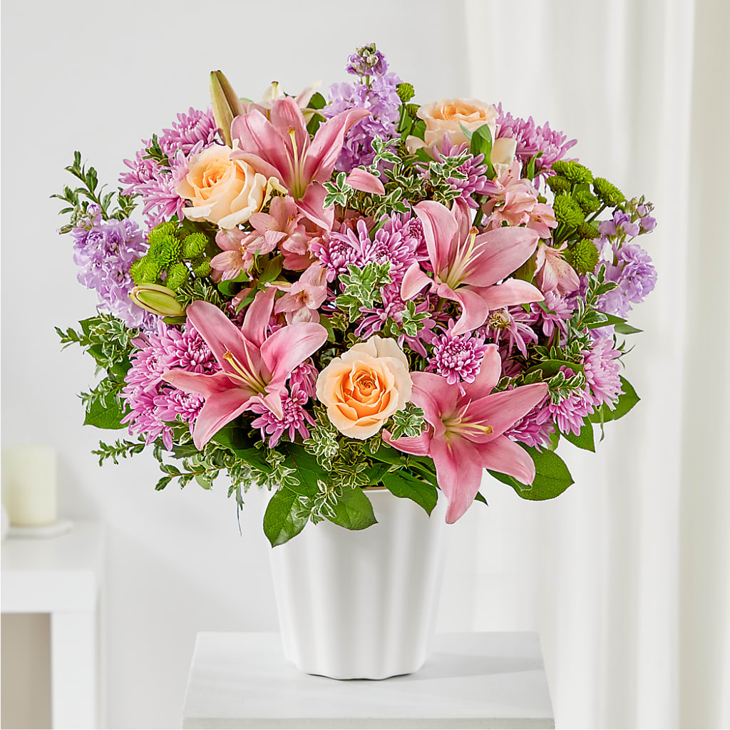 Supportive Embrace Tabletop Basket – La La Florist, Baldwin Park CA