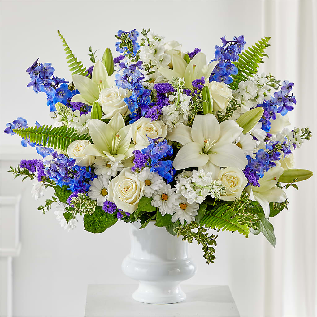 Expressions of Hope Urn Arrangement – La La Florist, Baldwin Park CA