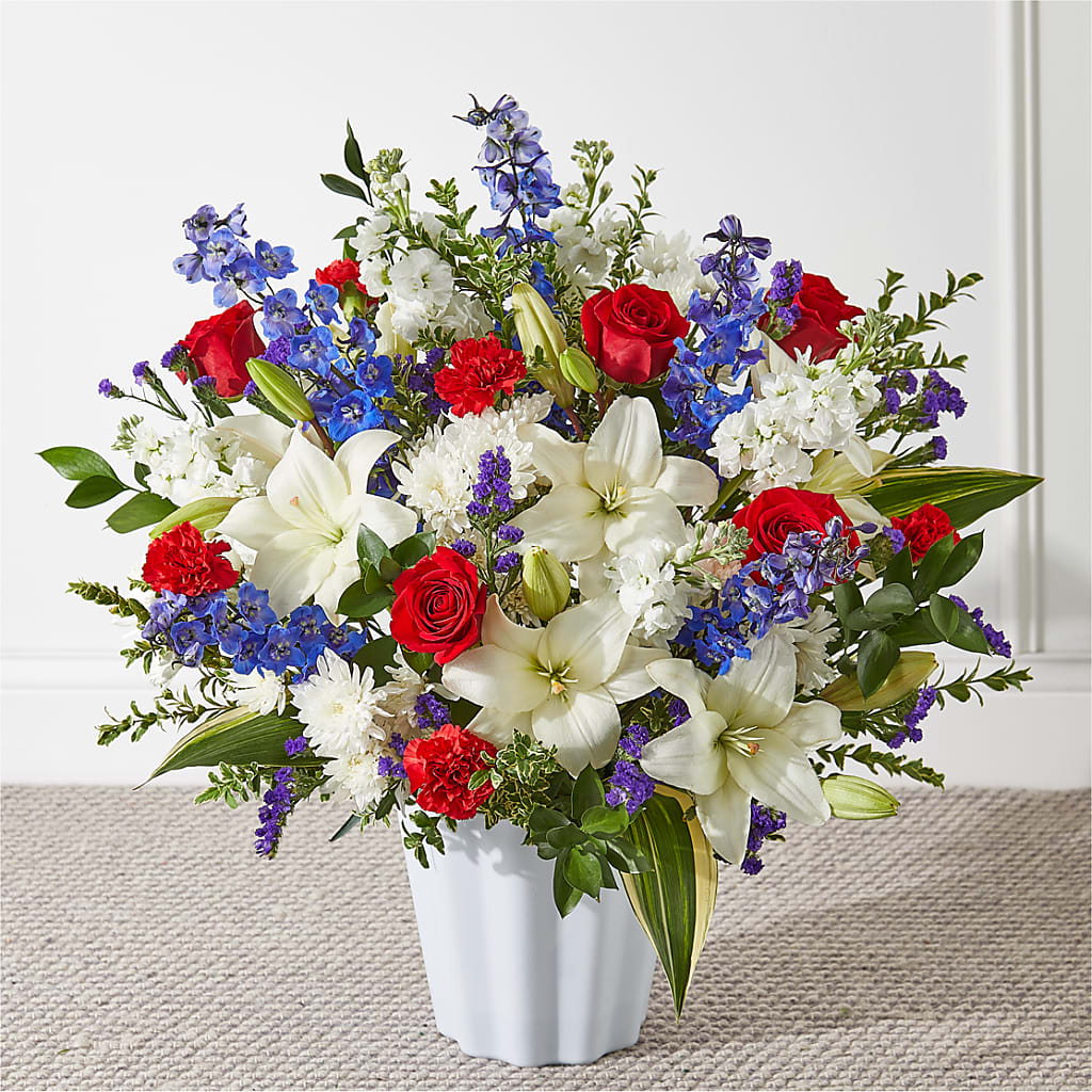 Consoled Floor Basket – La La Florist, Baldwin Park CA