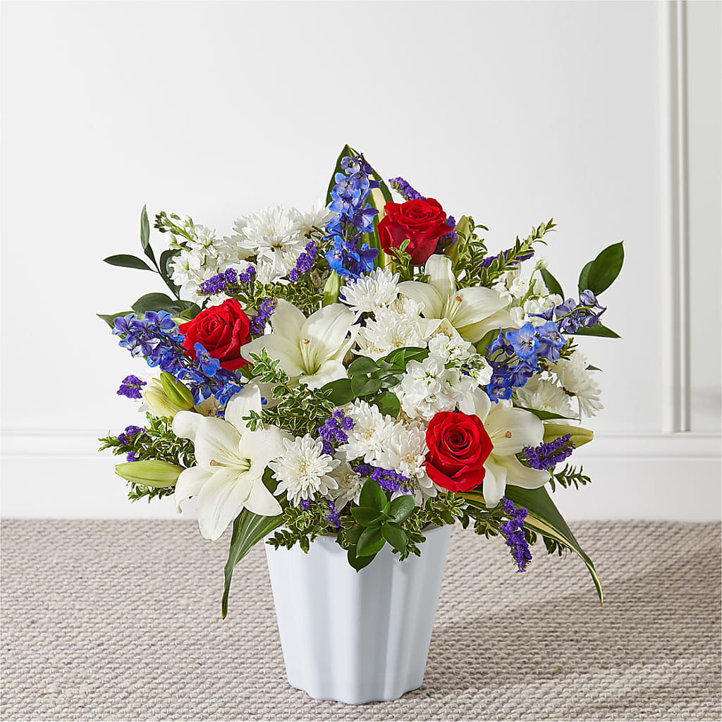 Consoled Floor Basket – La La Florist, Baldwin Park CA