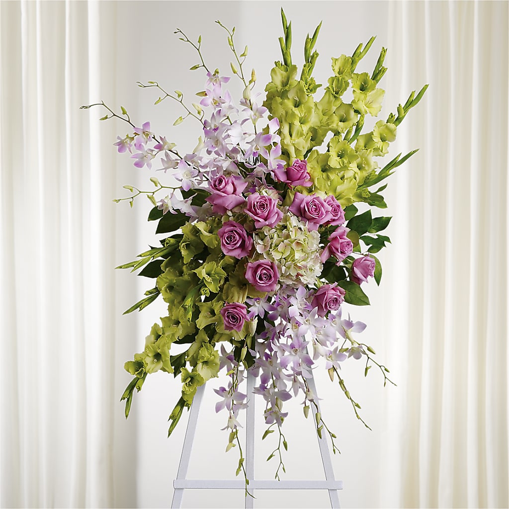 Lasting Legacy Standing Spray – La La Florist, Baldwin Park CA