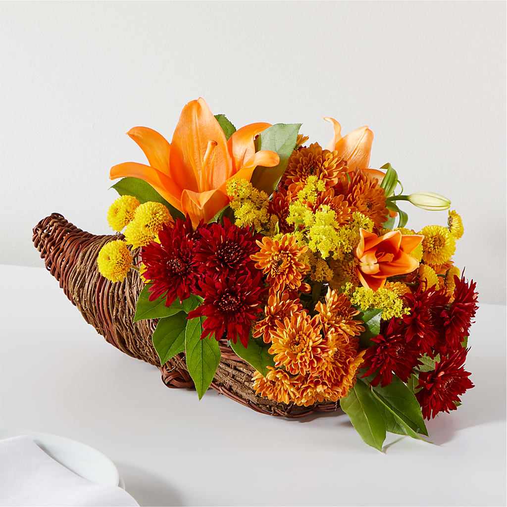 Bouquet of Blessings Cornucopia – La La Florist, Baldwin Park CA