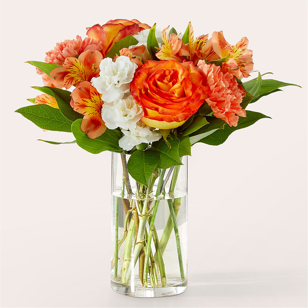Apricot Glow Bouquet – La La Florist, Baldwin Park CA