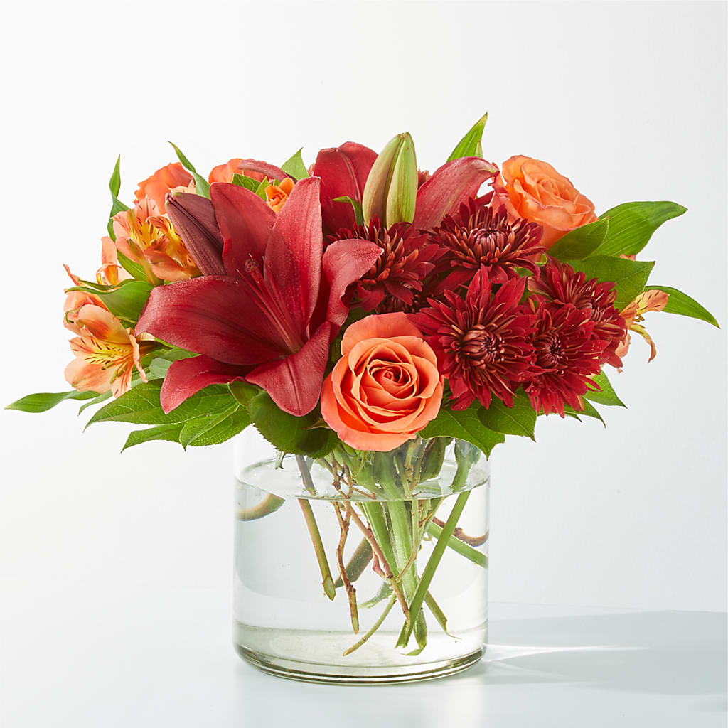 Crimson Leaves Bouquet – La La Florist, Baldwin Park CA