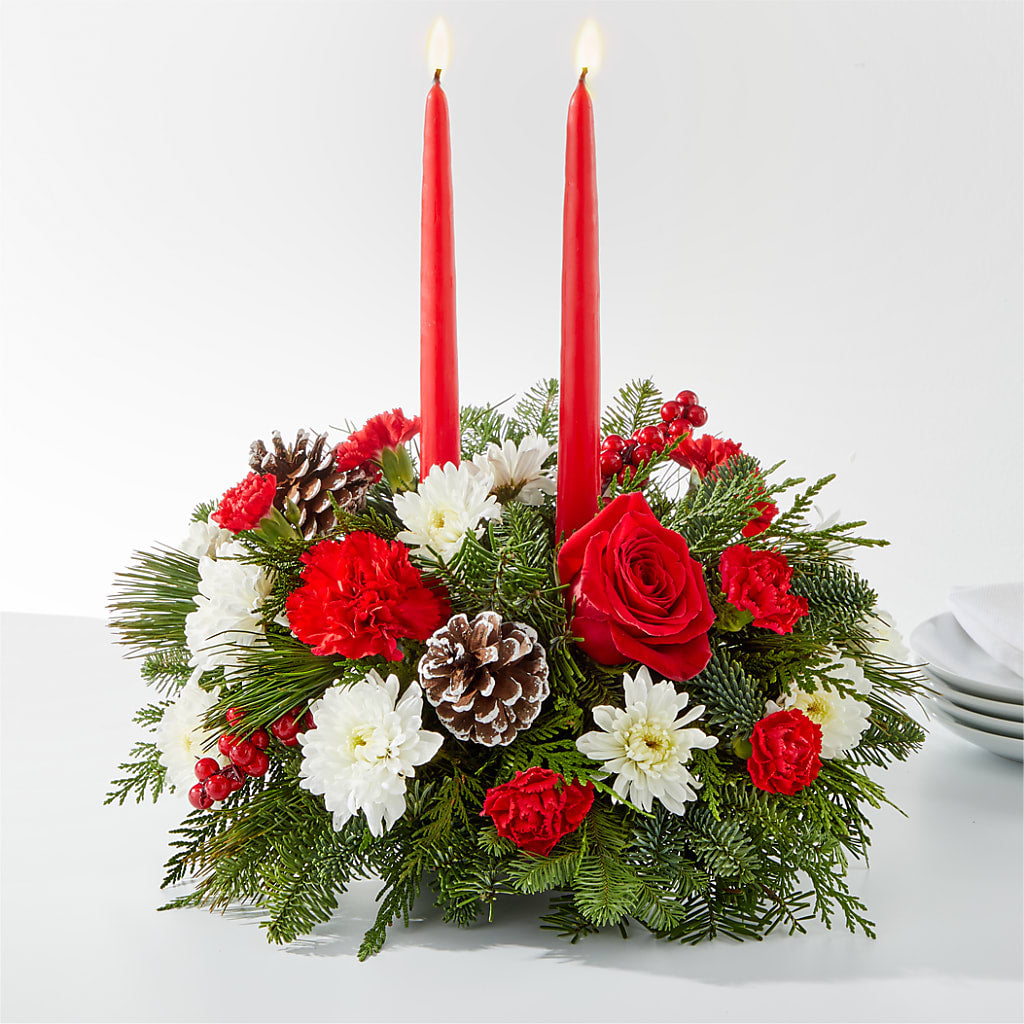 Holiday Soiree Centerpiece – La La Florist, Baldwin Park CA